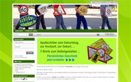 Schilder-schenken.de Website